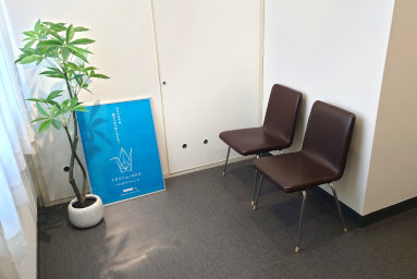 中央式場の4階エレベーター前